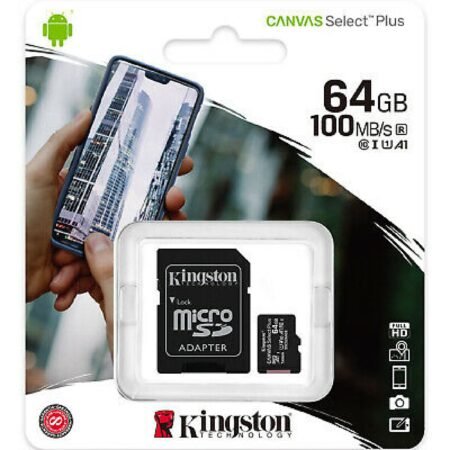 Kingston Canvas Select Plus microSD Card SDCS2 - 64GB