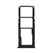 Samsung Galaxy M21s (SM-F415F) Sim Card Holder + Memory Card Holder - Black